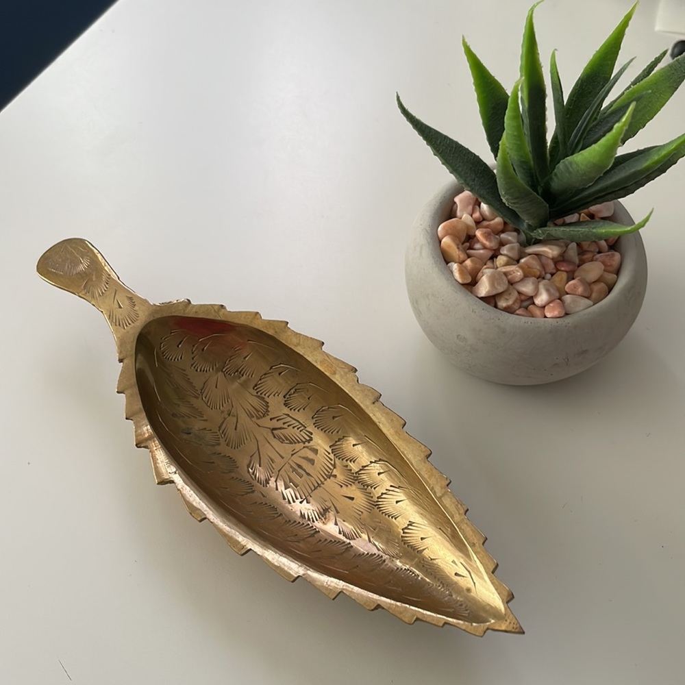 Vintage Brass jewellery dish